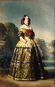 Franz Xaver Winterhalter Portrait of Luisa Fernanda of Spain Sweden oil painting artist